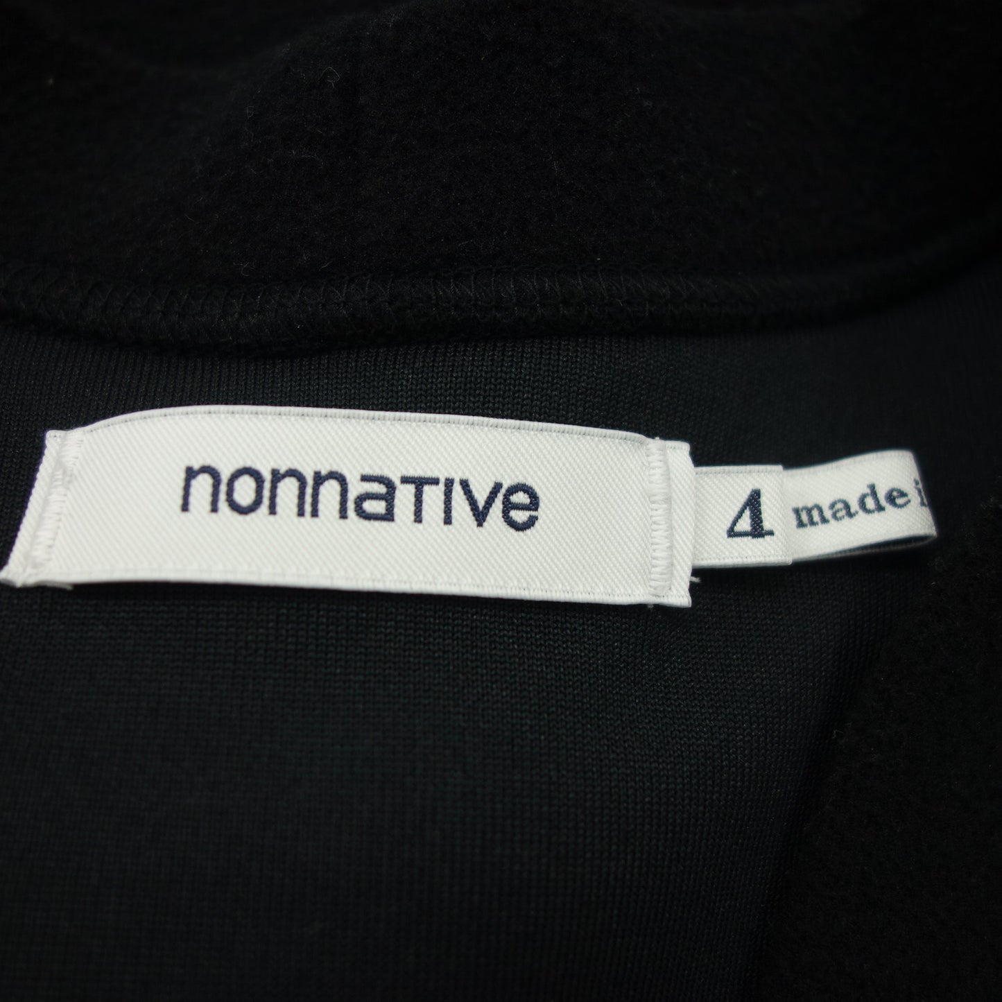 Nonnative Cardigan NN-C4201 DWELLER POLARTEC Fleece Black Men's 4 nonnative [AFB26] [Used] 