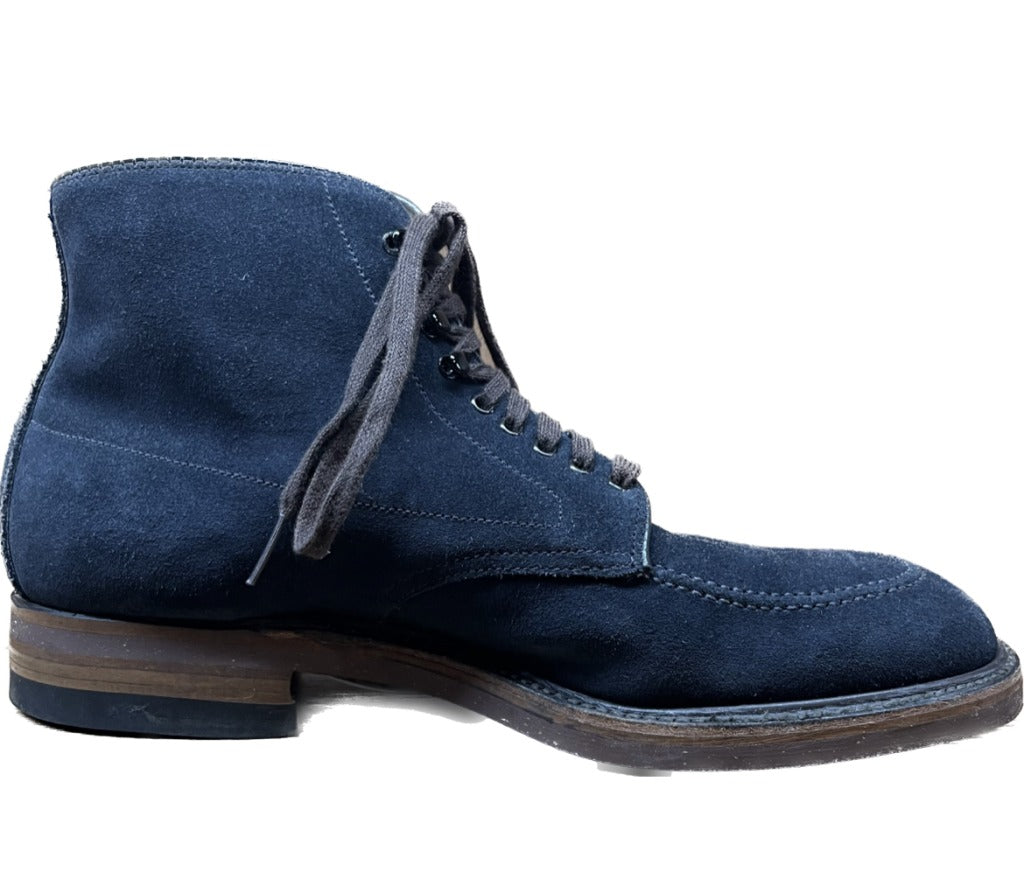 Good Condition◆Alden Leather Shoes Indy Boots N3813H Suede US7.5D Navy ALDEN 