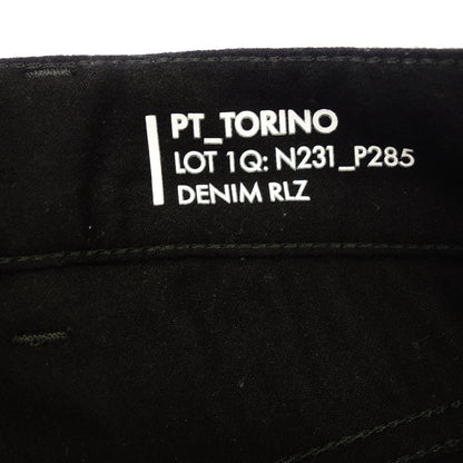 Very good condition◆PT TORINO denim pants swing wool men's black size 31 PT TORINO [AFB35] 