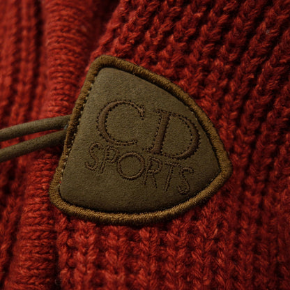 二手 Christian Dior 针织开衫粗呢真丝混纺羊毛女式 M 红色 Christian Dior [AFA24] 