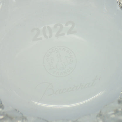 Unused ◆ Baccarat Crystal Rocks Glass 2022 Year Tumbler with Box Baccarat [AFI23] 