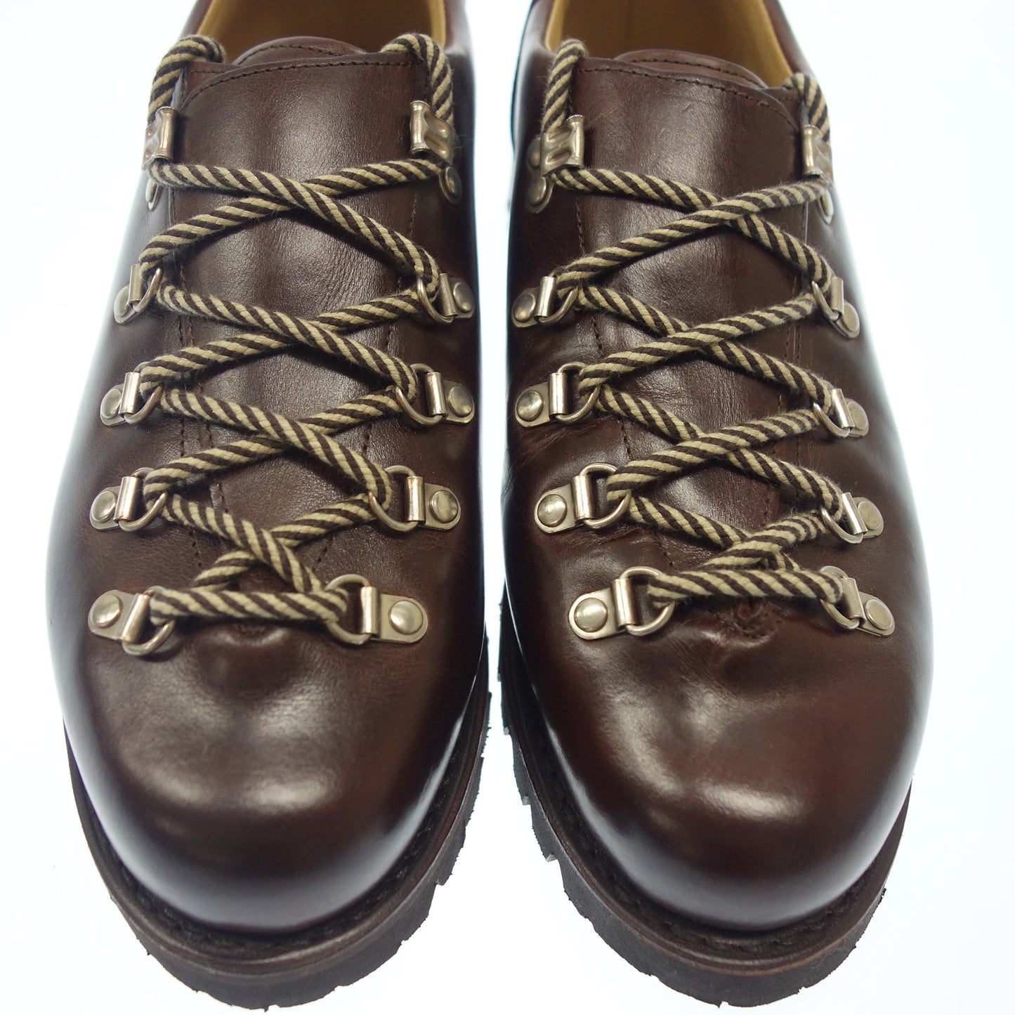 美品◆パラブーツ レザーシューズ トレッキングシューズ CLUSAZ クリュサ ブラウン UK7 Paraboot