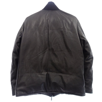 Used ◆Hermes Down Blouson Reversible Lambskin Black Size 50 Men's HERMES [AFG1] 