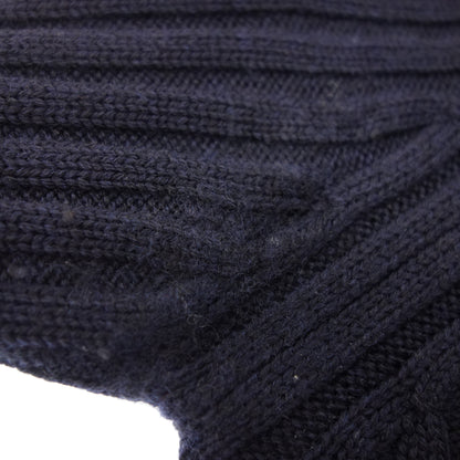 Good condition ◆Dolmore Wool High Neck Knit Size 44 Men's Navy Drumohr [AFB39] 