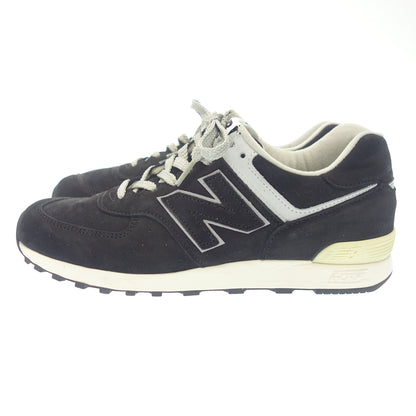 極美品◆ニューバランス スニーカー M576NLI イギリス製 ブラック メンズ サイズUS7.5 new balance【AFD1】