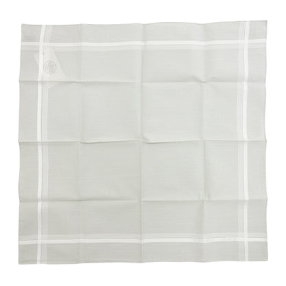 Unused ◆Hermes handkerchief 100% cotton Gray with box HERMES [AFI22] 