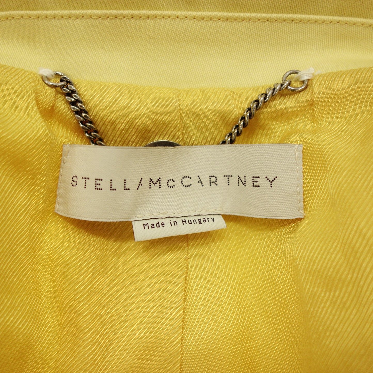 Stella McCartney 不锈钢领外套 棉 x 人造丝 女式 38 黄色 STELLA McCARTNEY [AFB19] [二手] 