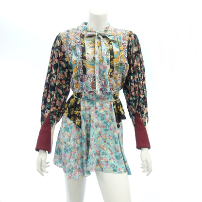 LOUIS VUITTON Long Dress Floral Pattern Women's Multicolor 34 LOUIS VUITTON [AFB23] [Used] 