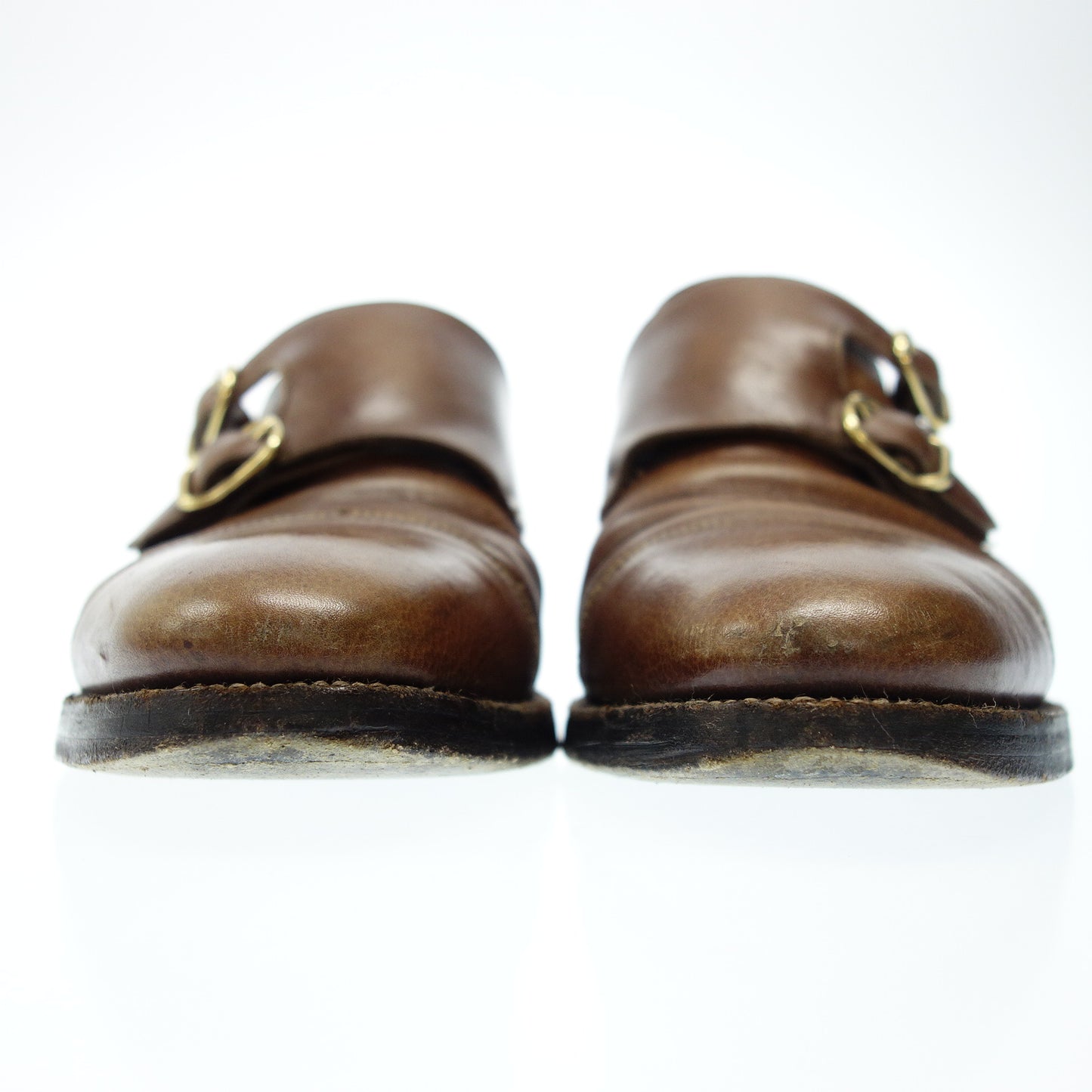 二手 ◆John Lobb 双搭扣鞋 William Old Logo 236 Last 男式 5.5 棕色 JOHN LOBB WILLIAM [AFC20] 