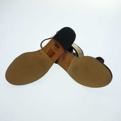 Good Condition ◆ Givenchy Suede Strap Sandals Pumps Belt Design Women's Black GIVENCHY [AFC19] 