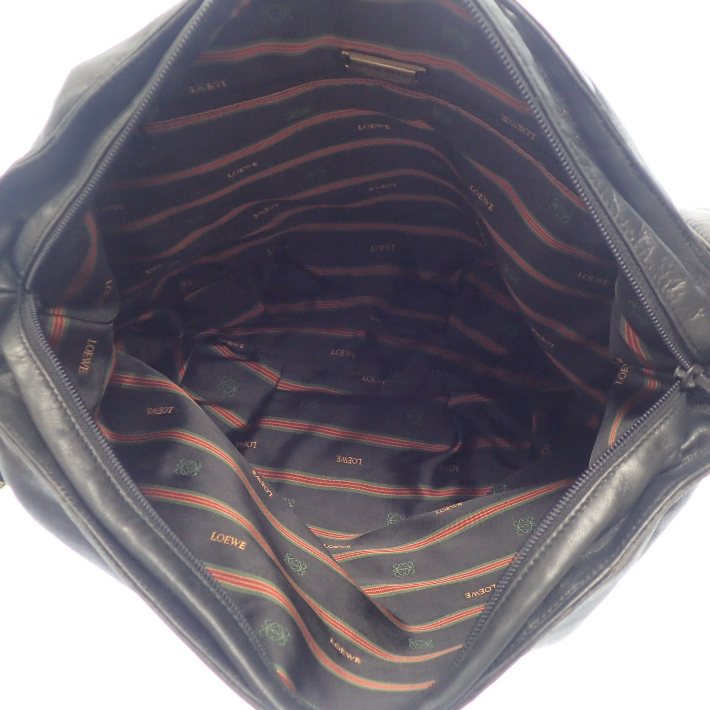Used ◆LOEWE Shoulder Bag Anagram Nappa Leather Gold Hardware LOEWE [AFE5] 