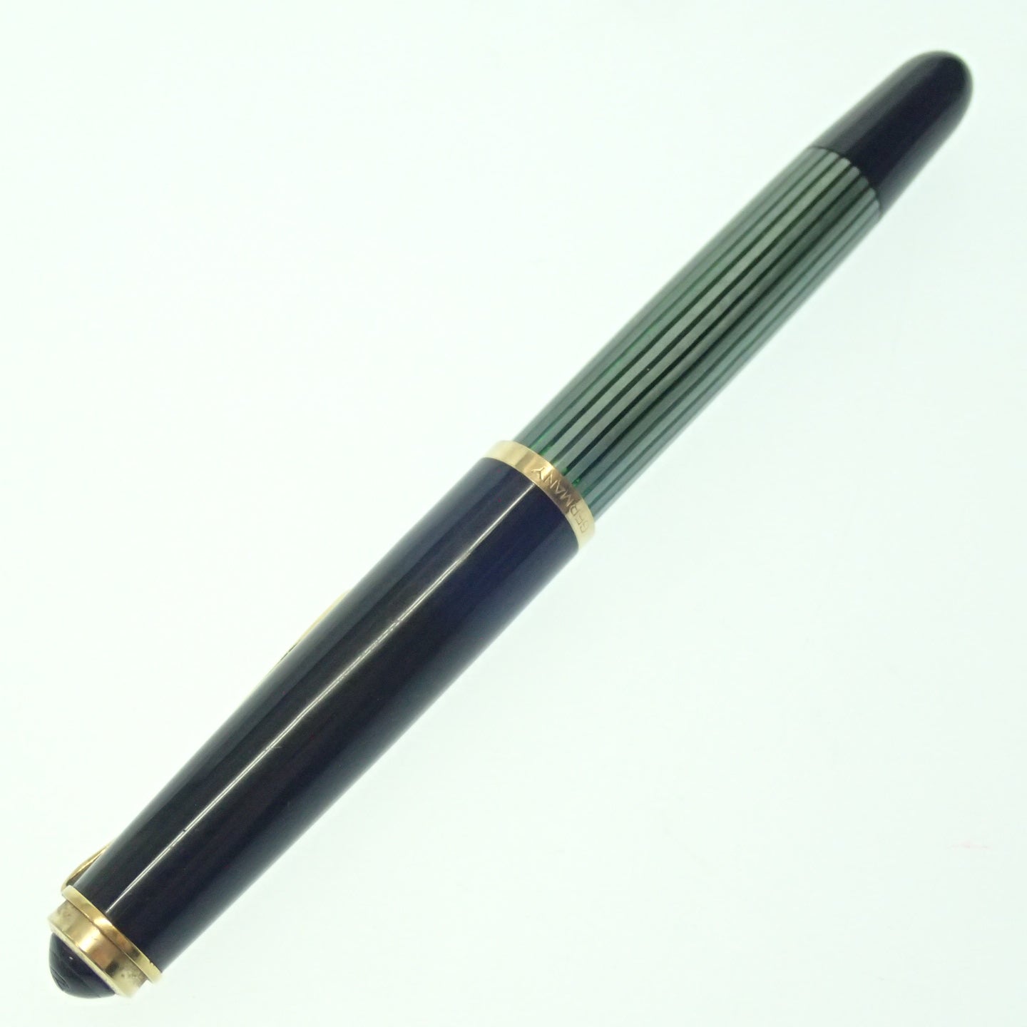 二手 Pelikan 钢笔 Souveran M400 笔尖 14K 绿色 x 黑色 x 金色 Pelikan [AFI3] 
