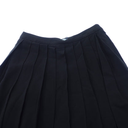 Prada pleated skirt 18SS black 36 [AFB54] 