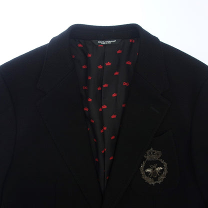 Dolce &amp; Gabbana Tailored Jacket Patch Men's 46 Black DOLCE&amp;GABBANA [AFB13] [Used] 