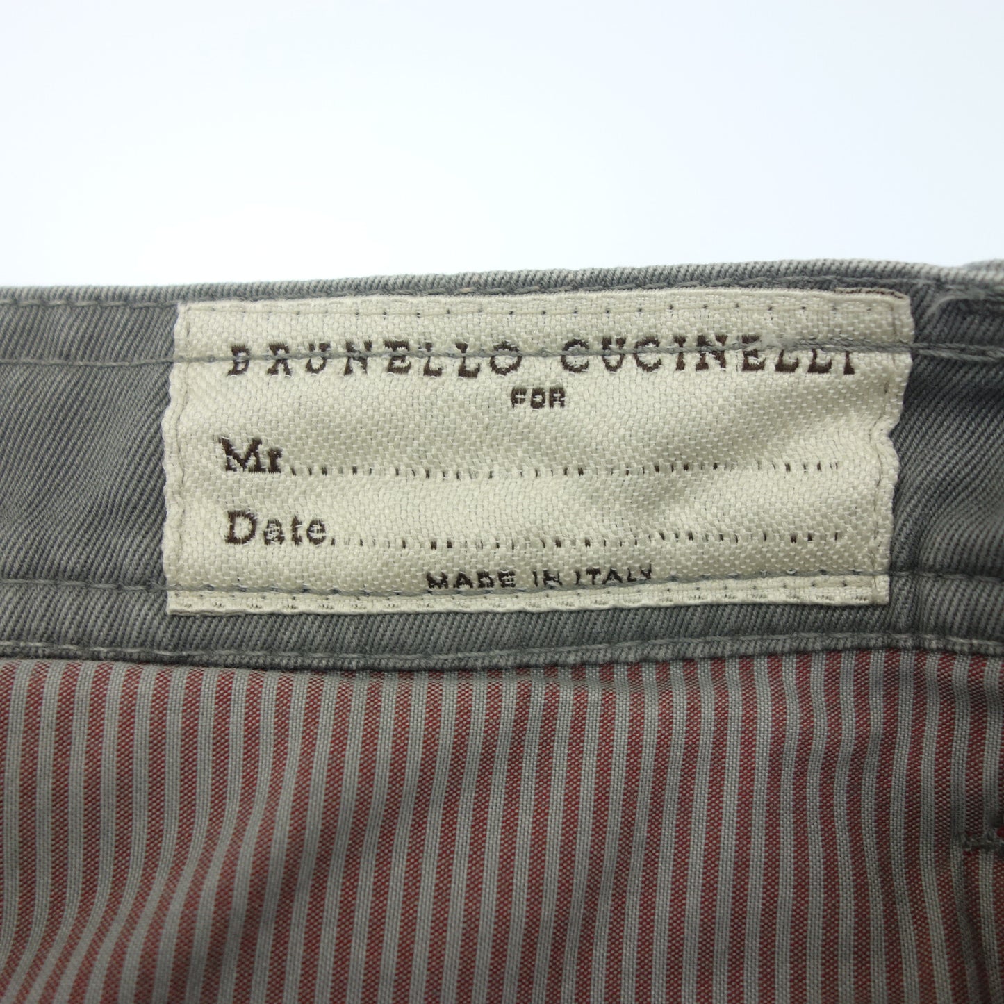 Brunello Cucinelli 短裤棉质男式 46 灰色 BRUNELLO CUCINELLI [AFB24] [二手] 