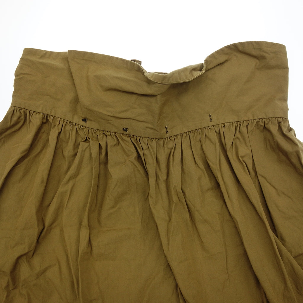 Good condition◆Chloe Cotton Skirt Ladies 34 Brown Chloe [AFB9] 