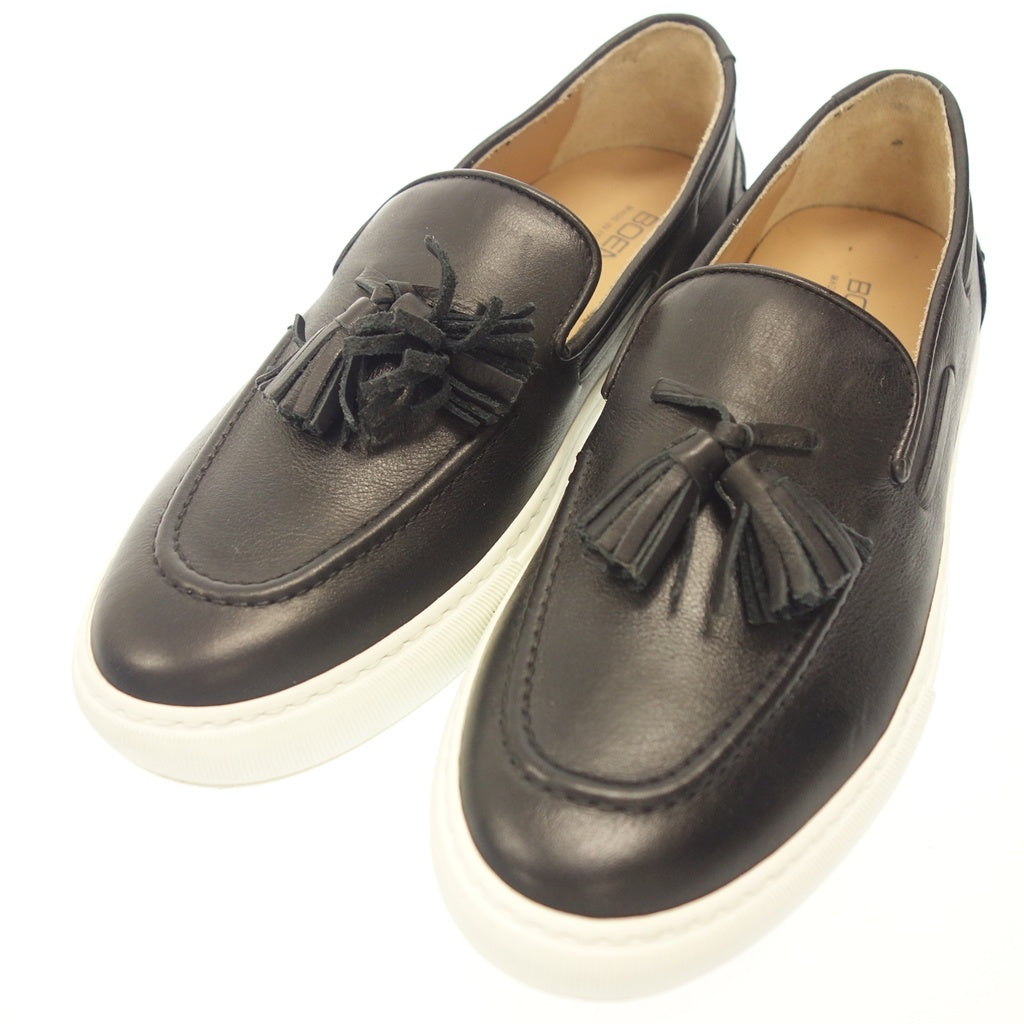 Very good condition◆BOEMOS sneakers tassel BOM-E9-4845 Men's Black Size 41 BOEMOS [AFD12] 