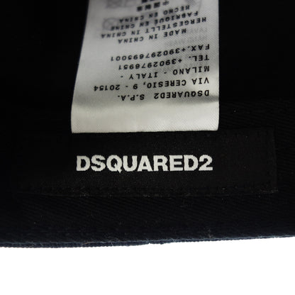 Good condition◆D Squared Baseball Cap ICON Black DSQUARED2 [AFI21] 