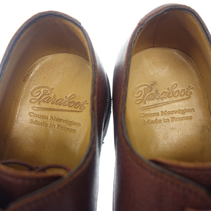 Very good condition ◆ Paraboots leather shoes plain toe FRENAYE grained leather men's reddish brown size UK6 PARABOOT [LA] 