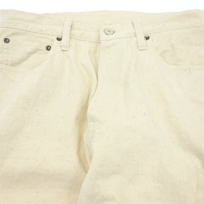 Warehouse Denim Pants Lot 800 Men's Cream W33L32 WAREHOUSE [AFB8] [Used] 