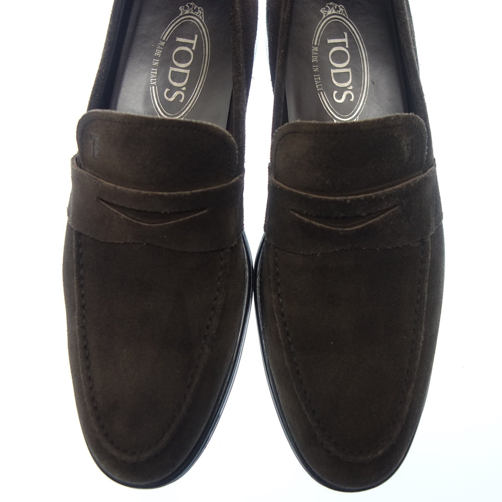 Used ◆Tod's Loafer Suede Men's 7 Brown TOD'S [AFC40] 