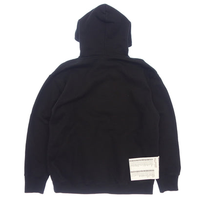 Good condition ◆ Vetements Logo Hoodie Parka Pullover Big Tag Men's Size S Black VETENENTS [AFB37] 