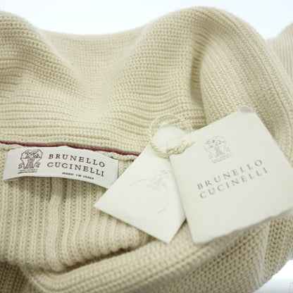 Brunello Cucinelli Cotton High Gauge Cardigan Men's Ivory 46 BRUNELLO CUCINELLI [AFA9] [Used] 