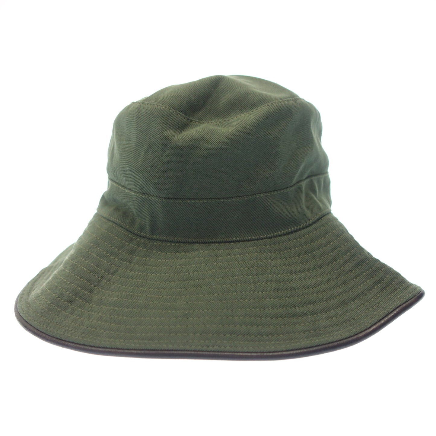 Very good condition◆Hermes hat bucket hat green size 57 HERMES [AFI21] 