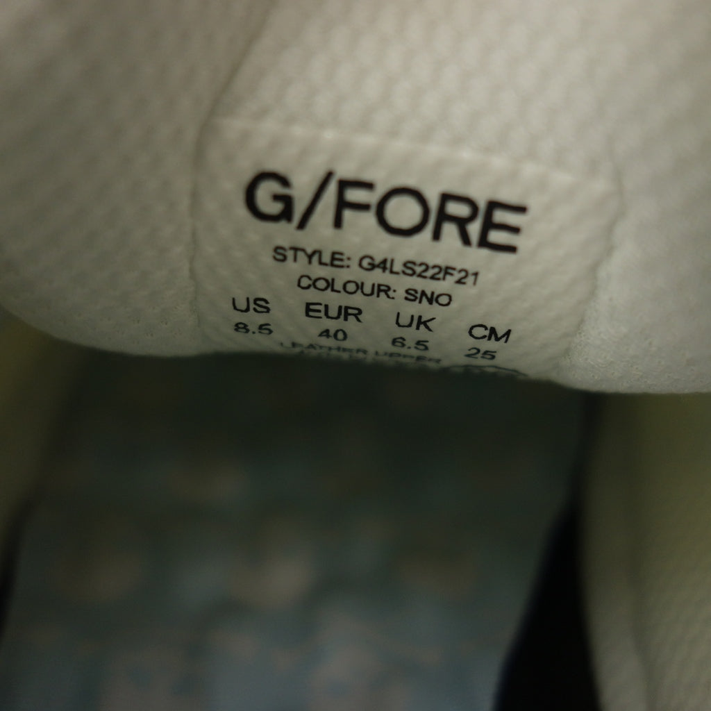 新品同様◆ジーフォア ゴルフシューズ G4LC20EF11 レディース ホワイト サイズ25cm G/FORE【AFD14】