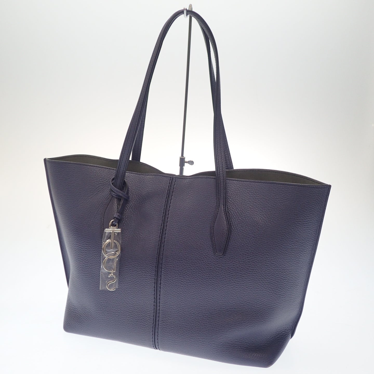 TOD'S tote bag grained leather TOD'S [AFE8] [Used] 