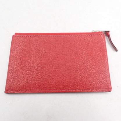 Good condition◆Hermes card case coin case chevre silver hardware □I engraved HERMES [AFI2] 