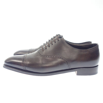 状况非常好 ◆ John Lobb 打孔盖头鞋 Torrent Museum 小牛皮 7000 Last 男士棕色尺码 7E JOHNLOBB TRENT MUSEUM CALF [LA] 