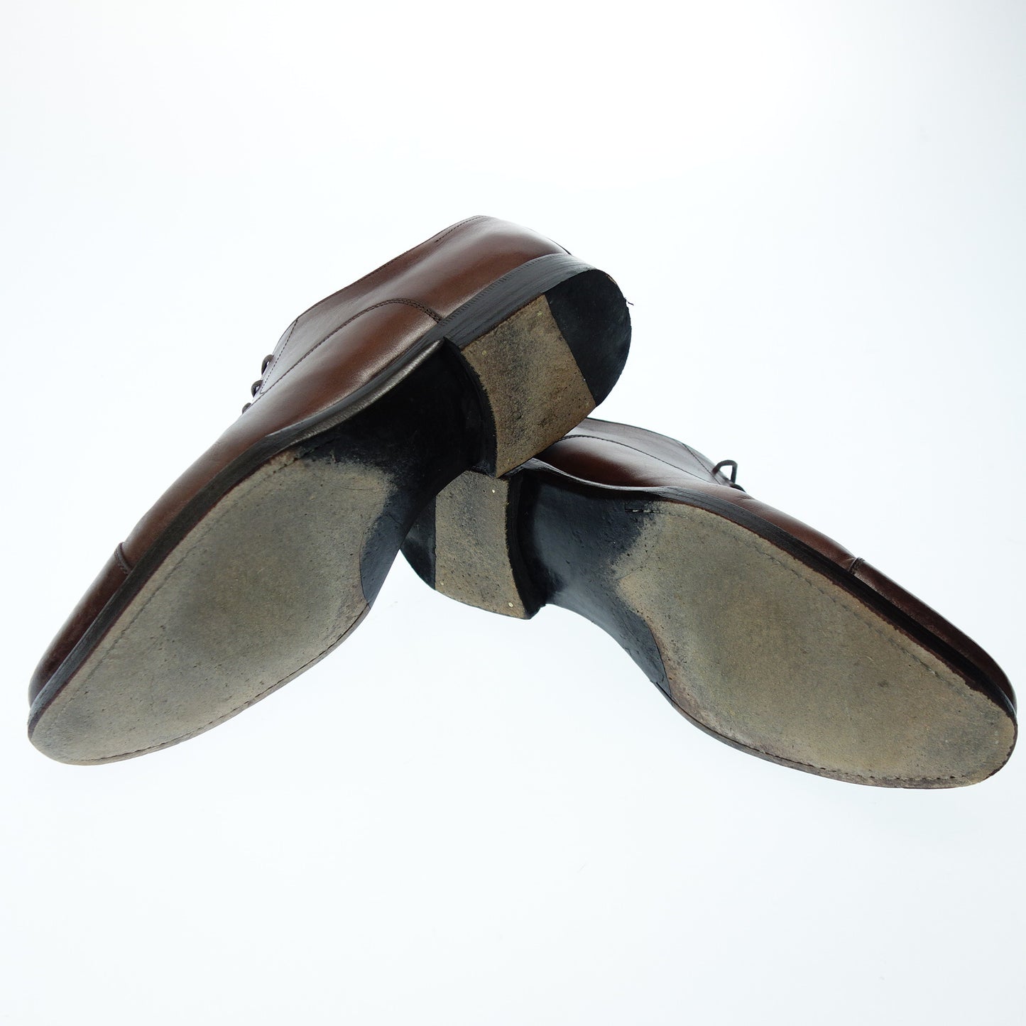 Jalan Sriwijaya 皮鞋 Straight Tip 98317 万隆 男式 7.5 棕色 Jalan Sriwijaya [AFD1] [二手] 