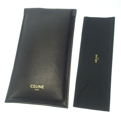 美品◆セリーヌ サングラス ウェリントン CL40061F 黒系 ケース付 CELINE【AFI18】