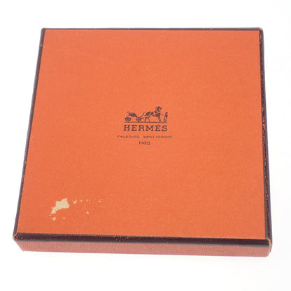 中古◆エルメス バングル ブレスレット シェーヌダンクル 黒×シルバー系 HERMES【LA】