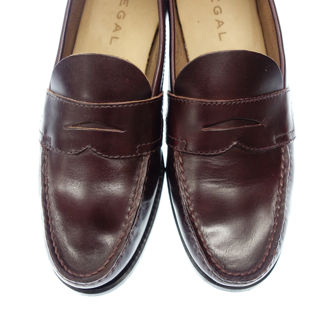 Very good condition ◆ Regal leather shoes coin loafers Horween Chrome Excel leather 51VR Men's Burgundy Size 26 REGAL [LA] 