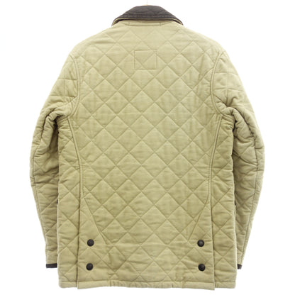 バブアー コットン キルティング ジャケット EQUESTRIAN QUILT JACKET メンズ ベージュ XS Barbour【AFA4】【中古】