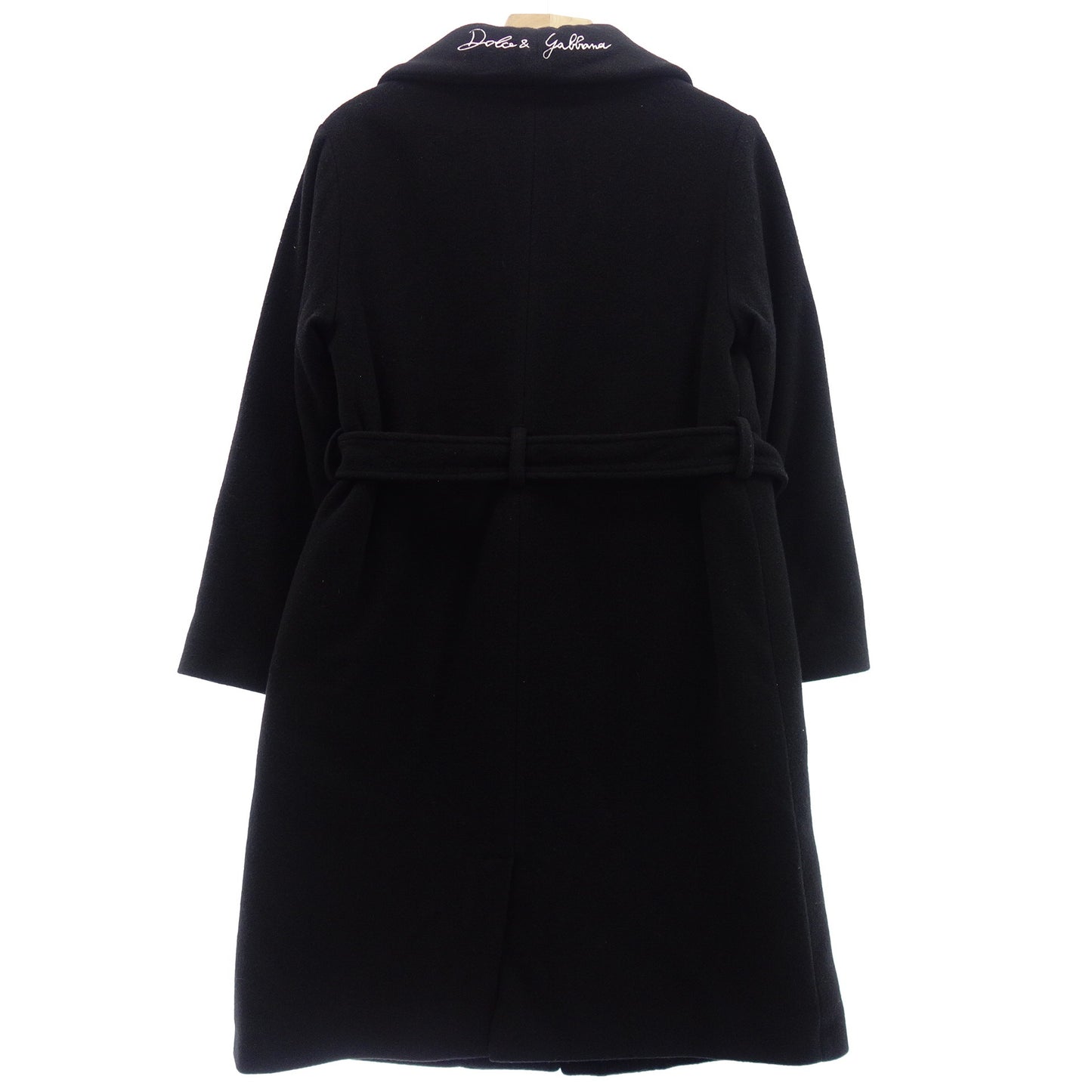 Dolce &amp; Gabbana Belted Coat Women's Black 11/12 DOLCE&amp;GABBANA [AFA8] [Used] 