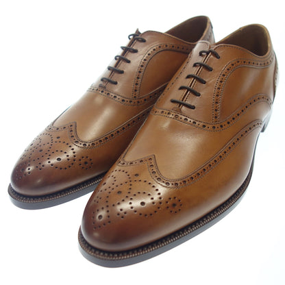 Like new◆Dunhill leather shoes full brogue brown men's size 43.5 dunhill [AFD6] 