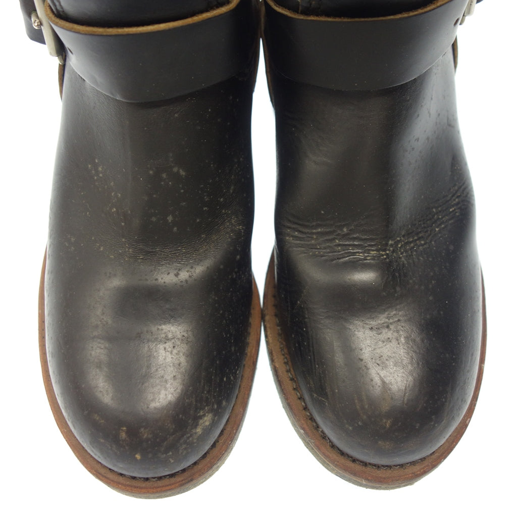 中古◆レッド ウィング エンジニアブーツ 2268  5D ブラック レディース RED WING【AFD4】