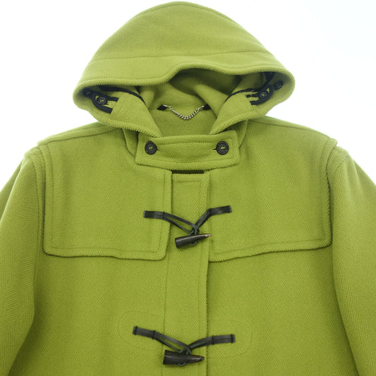 Used◆Burberry London Duffel Coat 100% Wool Toggle Button Made in England Women's Green Size S BURBERRY LONDON [AFA11] 