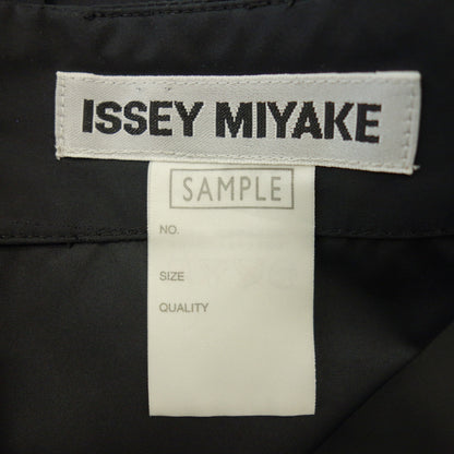 美品◆イッセイミヤケ スカート サイドプリーツ サンプル品 レディース 黒 ISSEY MIYAKE【AFB6】