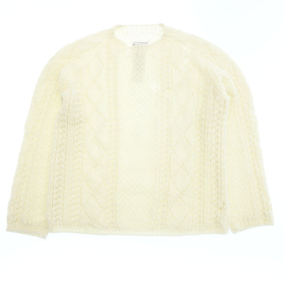 Good condition ◆ Maison Margiela cable knit sweater S50GP0252 Men's M Cream Maison Margiela [AFB7] 