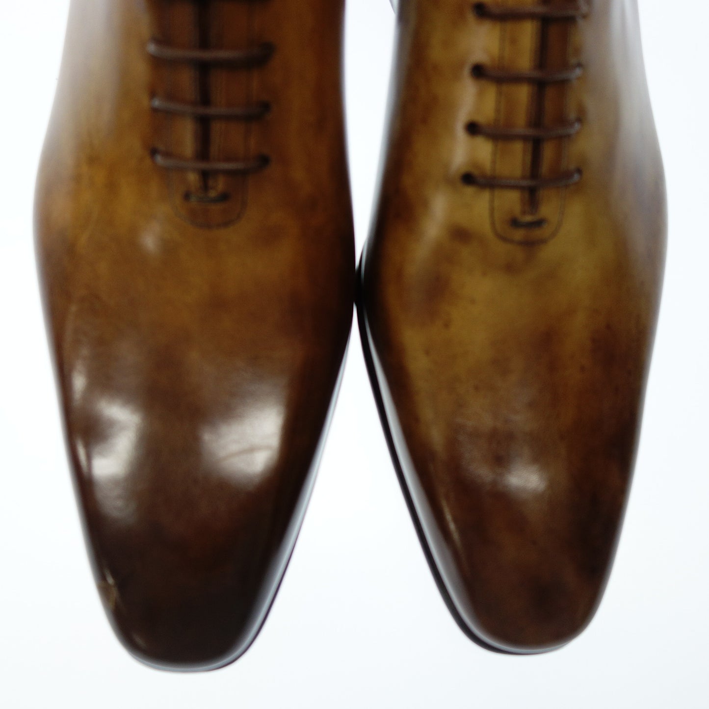 サントーニ レザーシューズ ホールカット 6636 メンズ 7 茶 Santoni【AFC48】【中古】