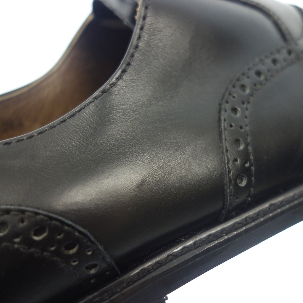 Very good condition ◆ Gentle leather shoes wing tip men's 26.5cm black GENTLE [AFC22] 