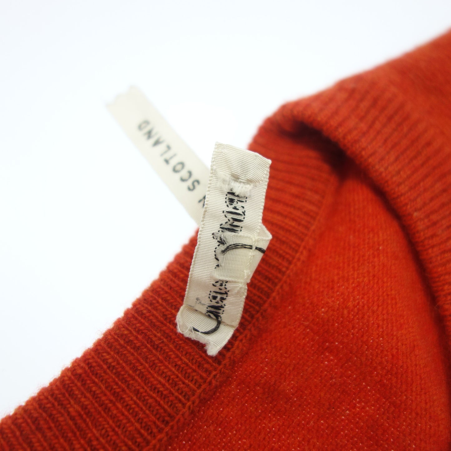 Hermes Knit Tops Margiela Period Orange Ladies SM HERMES [AFB38] [Used] 