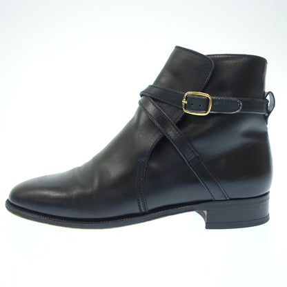 Good condition ◆ Tanino CRISCI leather boots A94686 Black Ladies 34 TANINO CRISCI [LA] 
