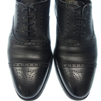 Used ◆ Crockett &amp; Jones Leather Shoes Semi Brogue Coventry COVENTRY Men's 6.5 Black Crockett &amp; Jones [LA] 