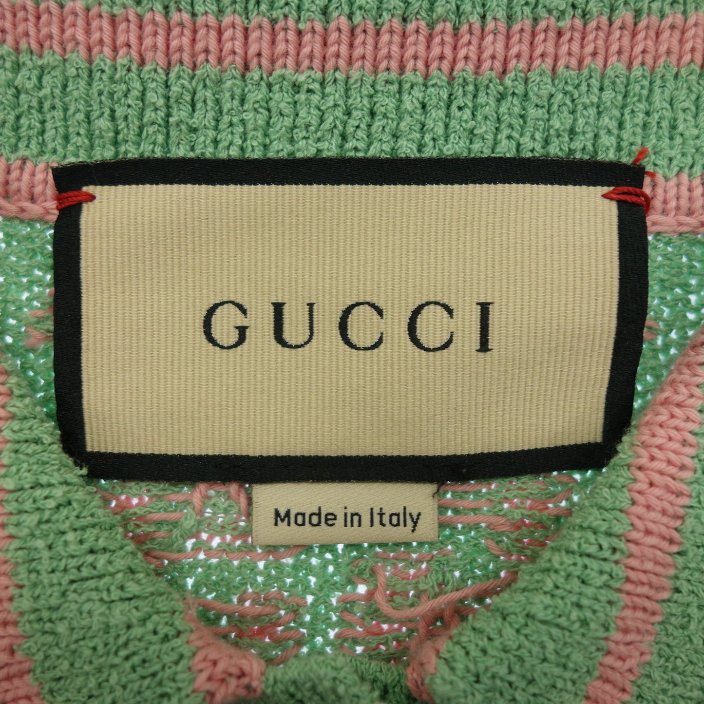 Good Condition ◆ Gucci GG Cotton Polo Shirt 691651 XKCAN Women's Green Size XXS GUCCi [AFB15] 