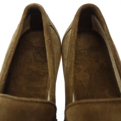 Unused ◆ LOTTUSSE Slip-ons T2438 Suede Men's Size 6.5 Brown LOTTUSSE [AFD14] 